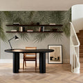 Palms Around Us Mural Wallpaper - Neutral Tone - room preview 03