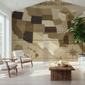 USA Modern Vintage Wood Mural Wallpaper - room preview 03