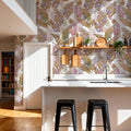 Painted Foliage Mural Wallpaper - room preview 03