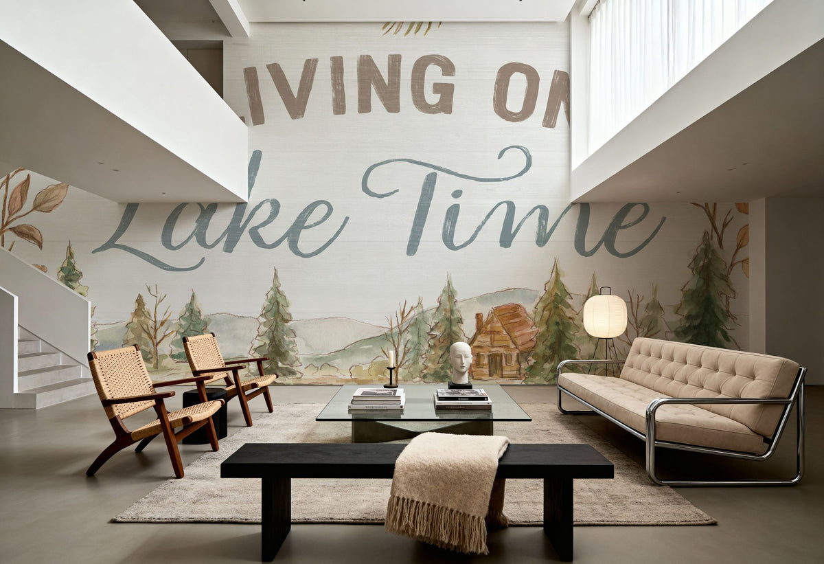 Lake Retreat I Mural Wallpaper - room preview 03