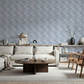Pulse, Sky Blue Mural Wallpaper - room preview 03