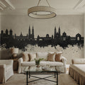 Nürnberg Germany Skyline Concrete Mural Wallpaper - room preview 03