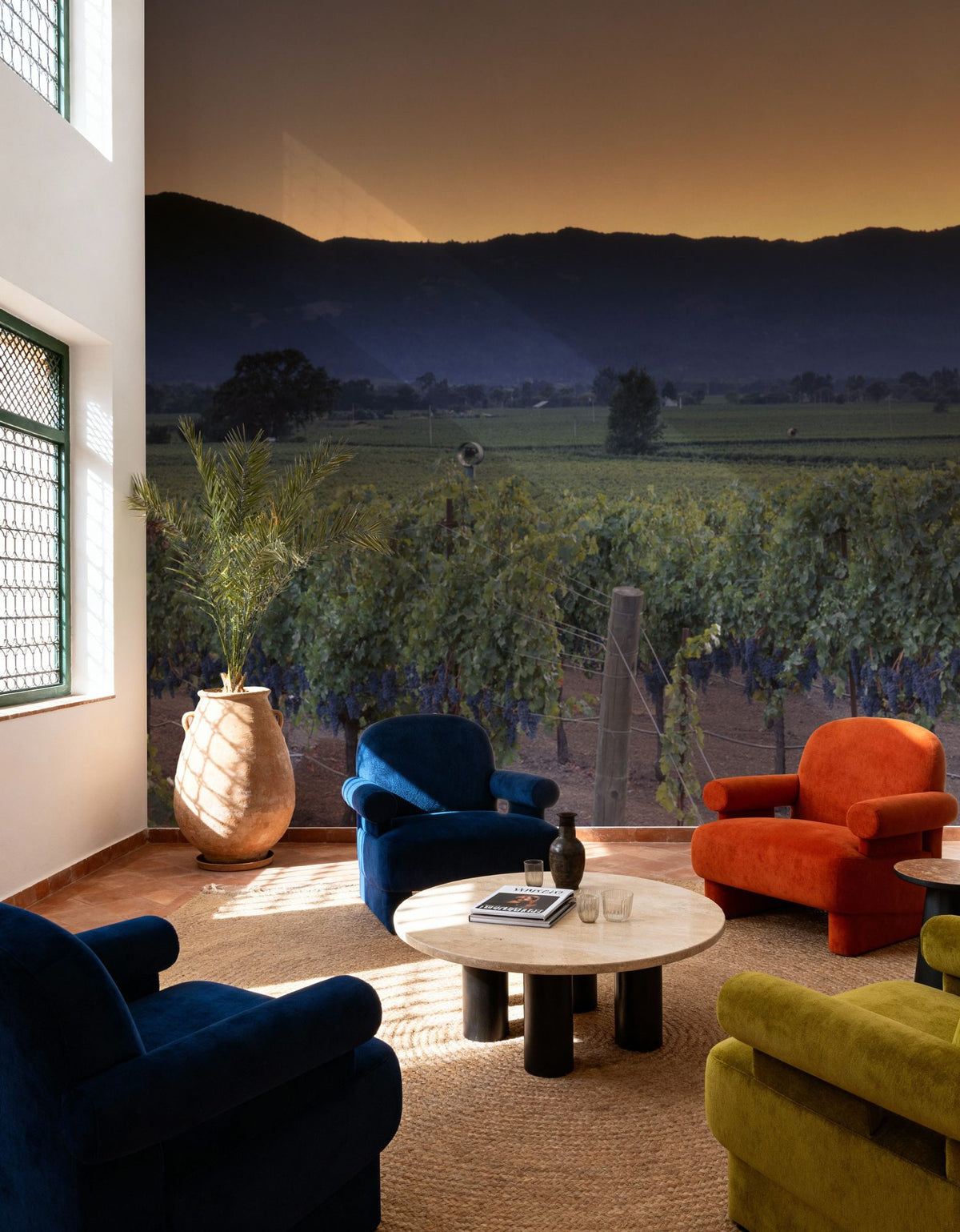 Napa Sunrise Mural Wallpaper - room preview 03