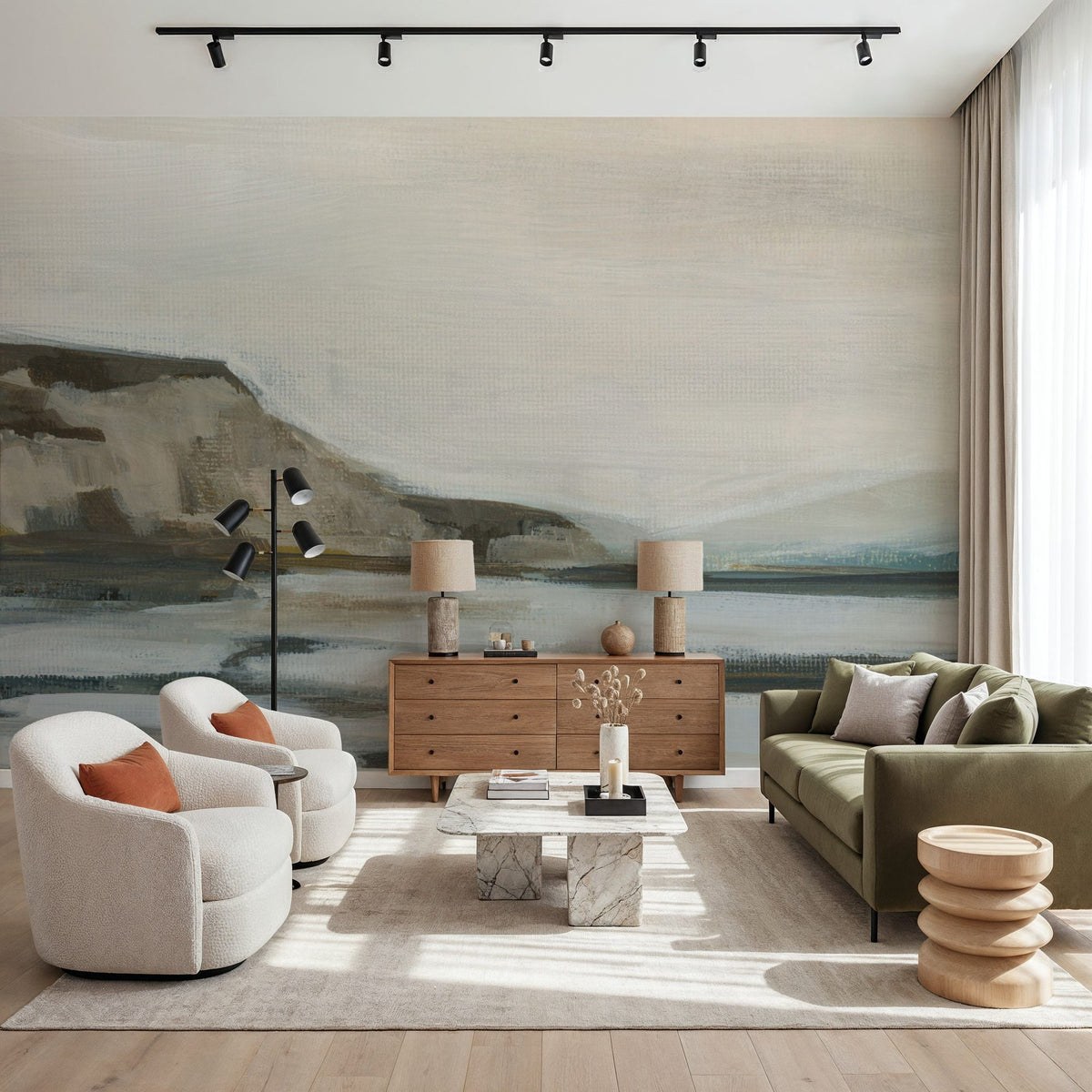 Cliff View Mural Wallpaper - room preview 03