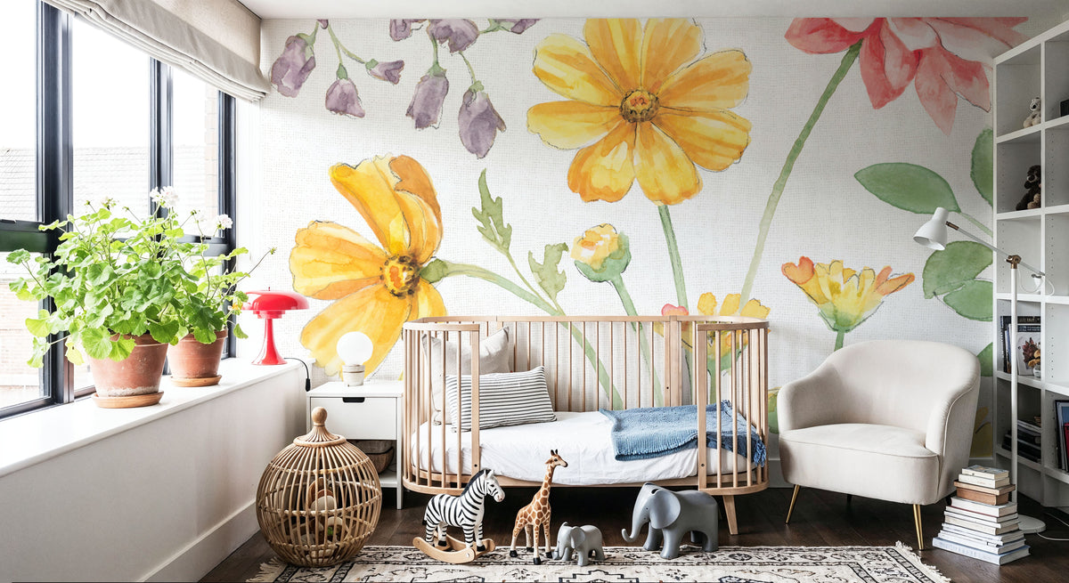 Soft Meadow II Mural Wallpaper - room preview 03