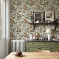 Forest Mushrooms, Light Mural Wallpaper - room preview 03