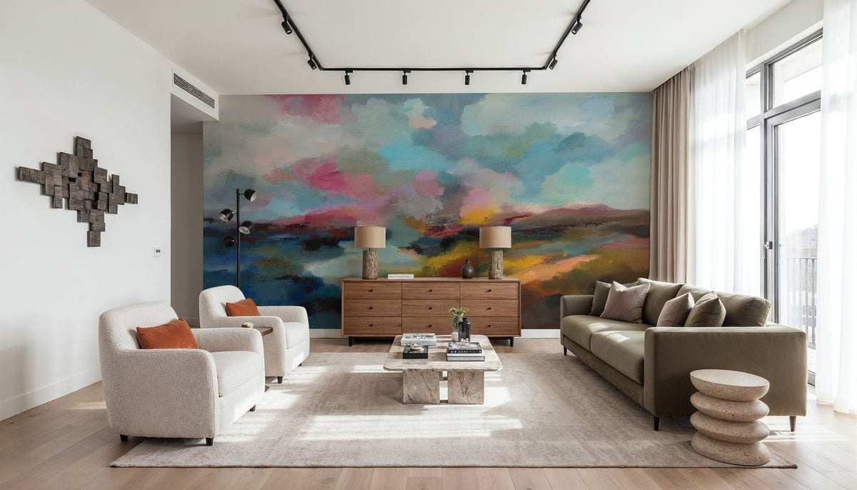Colorful Sky Mural Wallpaper - room preview 03