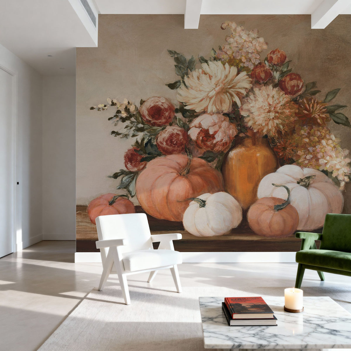 Autumn Bounty Mural Wallpaper - room preview 03