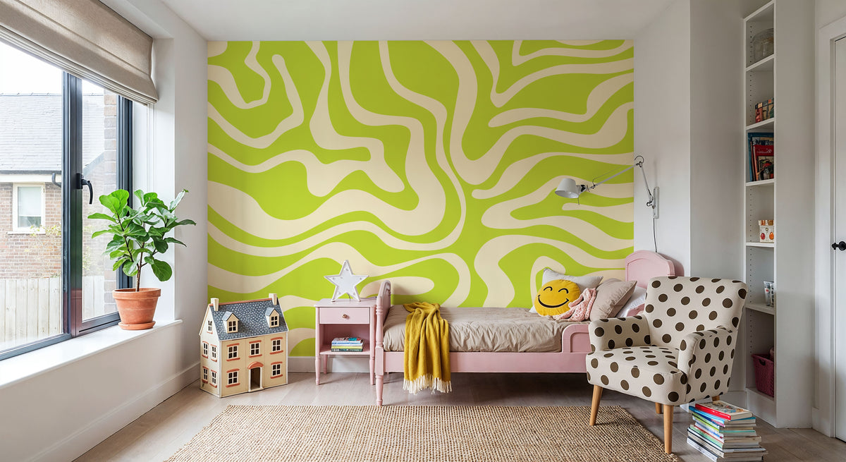 Octopus Effect Mural Wallpaper - room preview 03