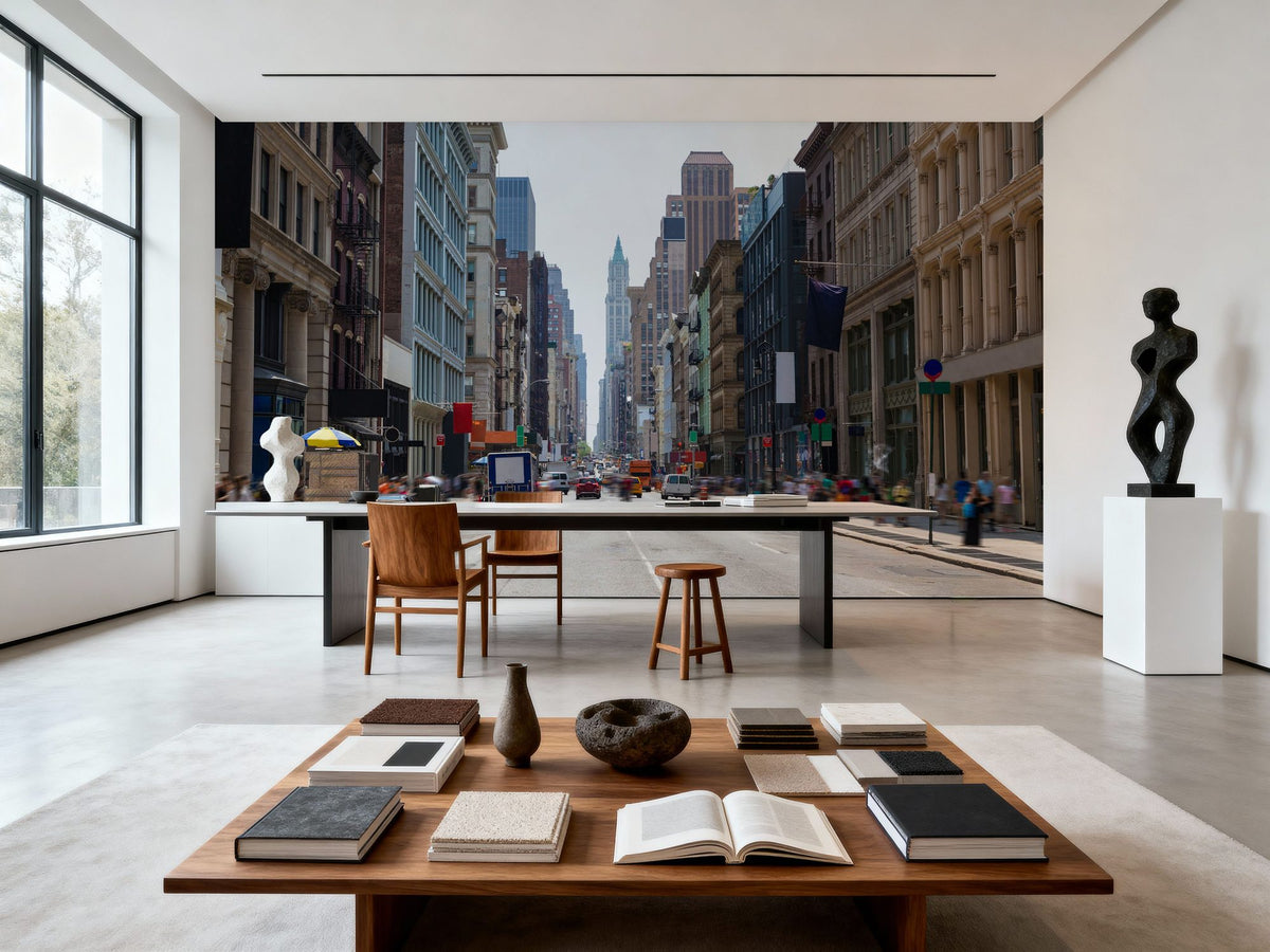 Soho Street View in Manhattan Mural Wallpaper - room preview 03