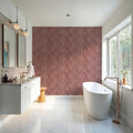 Swaying Lines, Brick Mural Wallpaper - room preview 03