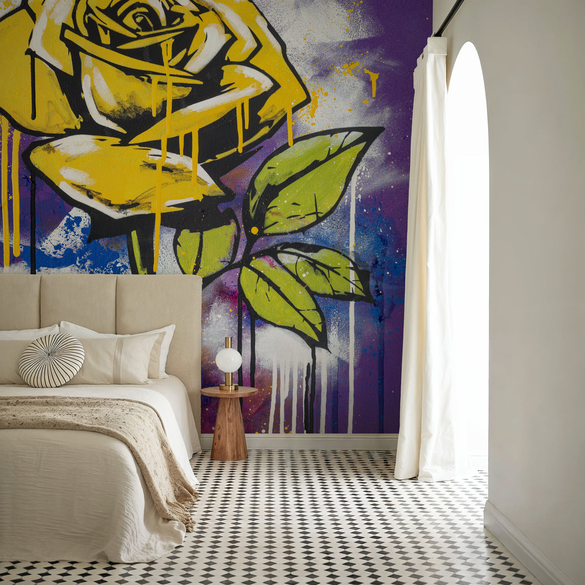 Hope in Bloom Mural Wallpaper - room preview 03