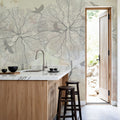 Shade of Trees Yellow Mural Wallpaper - room preview 03