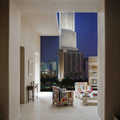 Deep Blue Twilight Metropolis Mural Wallpaper - room preview 03