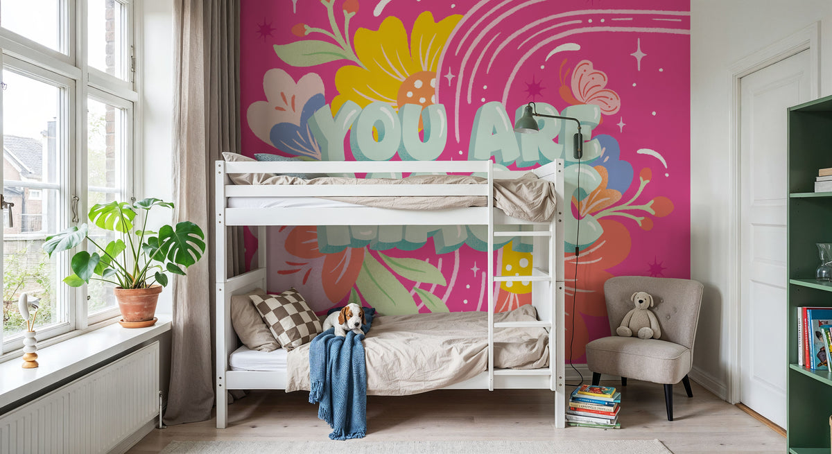 You Are Magic Mural Wallpaper - room preview 03