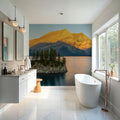 Upper Kananaskis Lake Mural Wallpaper - room preview 03