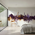 New Delhi India Skyline Mural Wallpaper - room preview 03