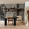 Spanish Islands BW Mural Wallpaper - room preview 03