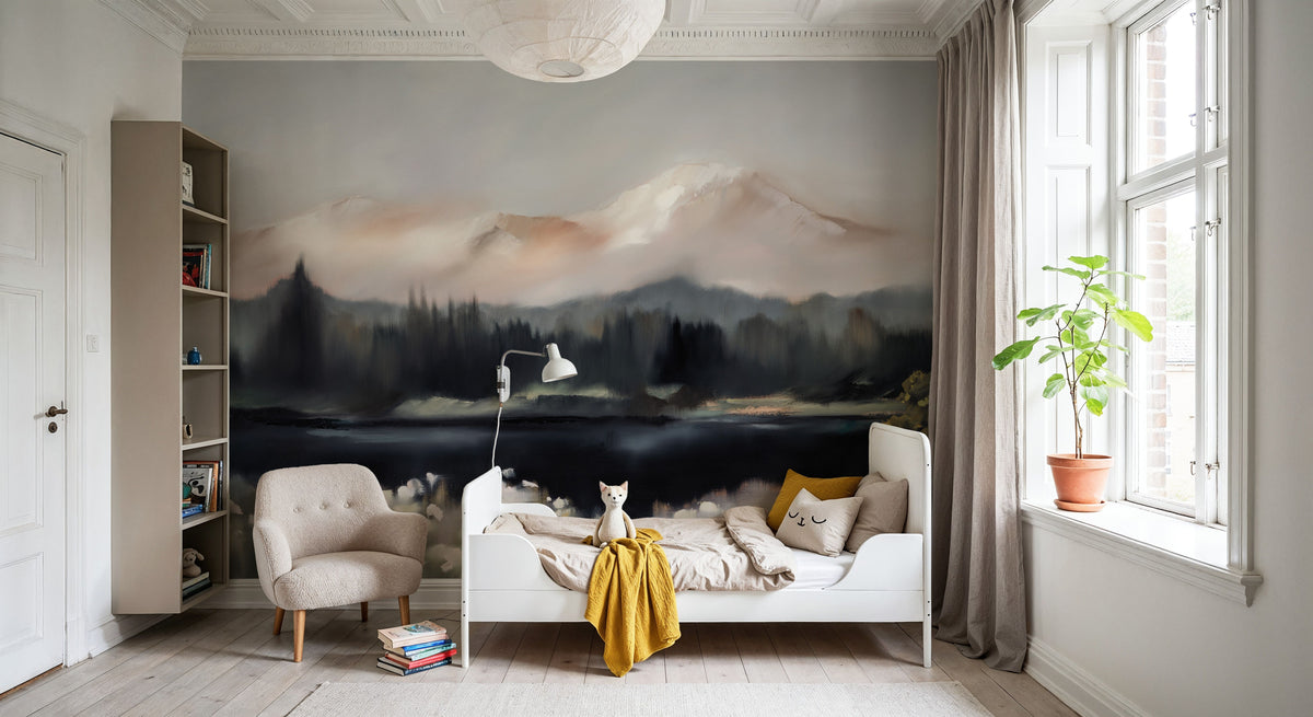 Dusklight Blossoms Mural Wallpaper - room preview 03