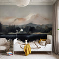 Dusklight Blossoms Mural Wallpaper - room preview 03