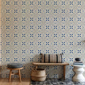 Nara Square and Cloud Mural Wallpaper - room preview 03