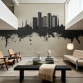Fujairah Skyline Concrete Mural Wallpaper - room preview 03
