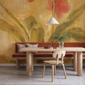 Pink Orchid Panel Mural Wallpaper - room preview 03