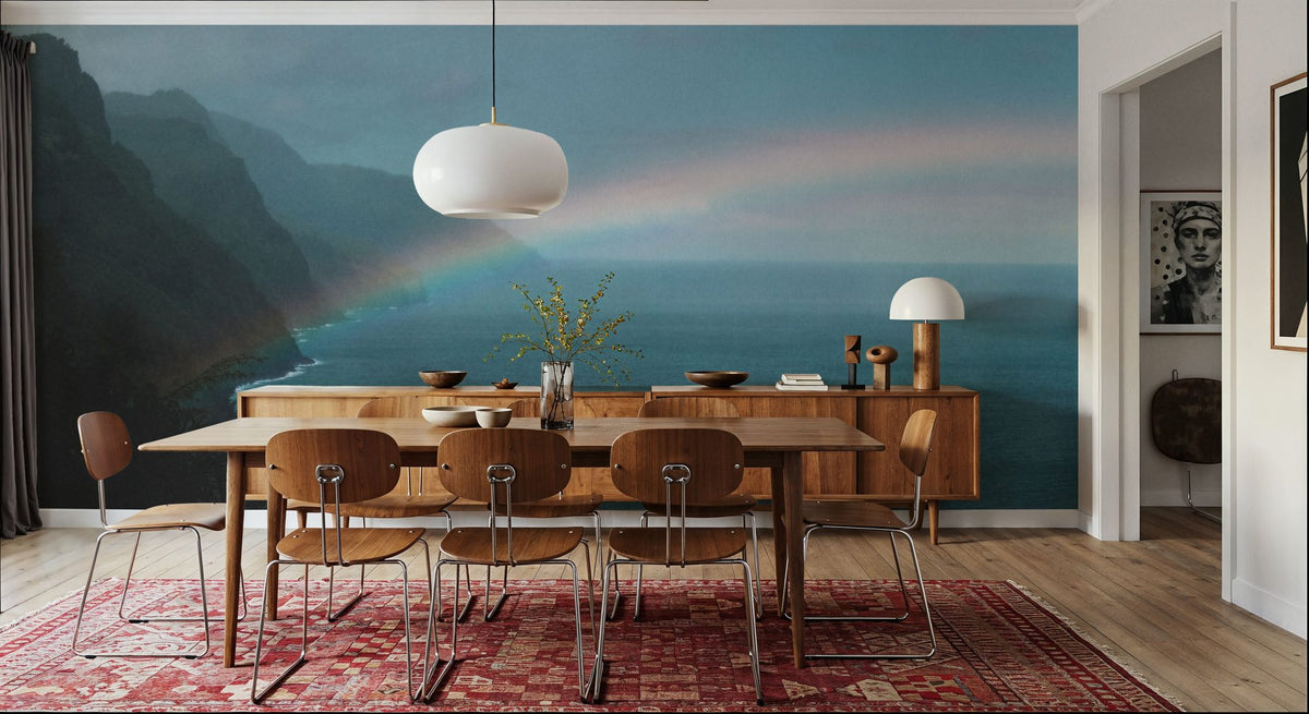 Double Rainbow Mural Wallpaper - room preview 03