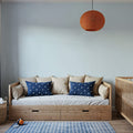 Erie Petite, Sky Blue Mural Wallpaper - room preview 03