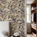 Orchid Orchestra Mural Wallpaper - room preview 03