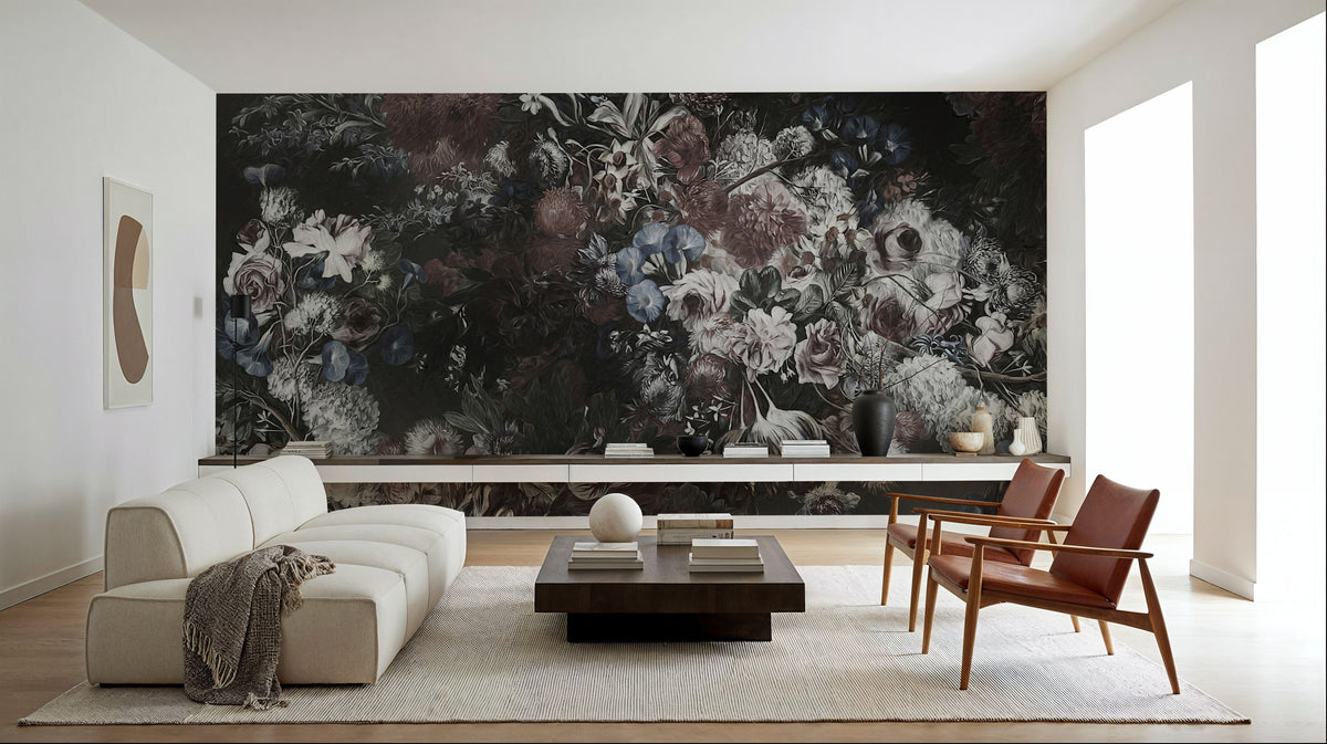 Flower Bed Mural Wallpaper - room preview 03