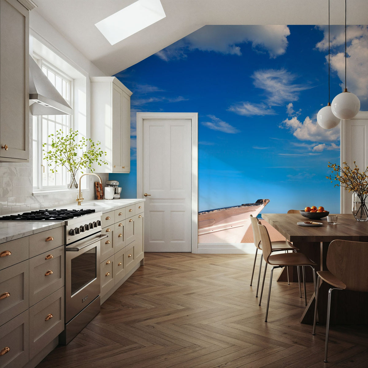 Patacona Beach Mural Wallpaper - room preview 03