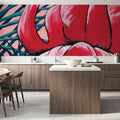 Tropical Paradise Flamingos Mural Wallpaper - room preview 03