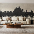 Monterosso Al Mare Italy Skyline Concrete Mural Wallpaper - room preview 03
