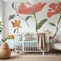 Pretty Blooms II Mural Wallpaper - Light Tone - room preview 03