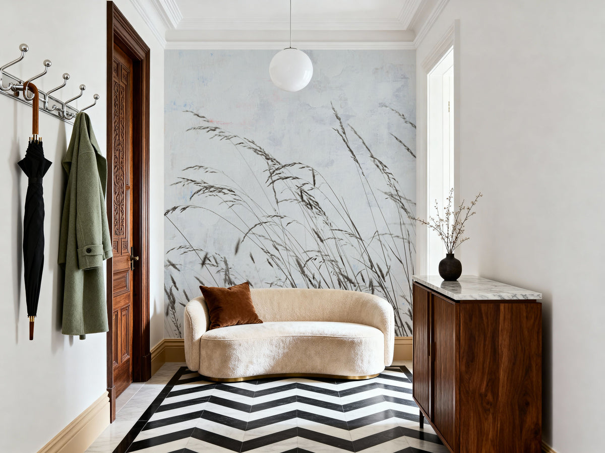 Meadow Grass I Mural Wallpaper - room preview 03
