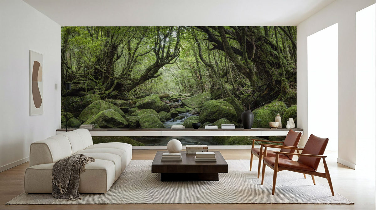 Follow the Stream Mural Wallpaper - room preview 03