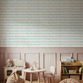 Coastal Leaning Turqouise Mural Wallpaper - room preview 03