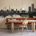 Kabul Afghanistan Skyline Concrete Mural Wallpaper - room preview 03
