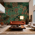 Floral Plate IX Mural Wallpaper - room preview 03