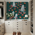 Ghosts in the Flower Patch Mural Wallpaper - room preview 03