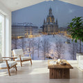 Winter Cathedral Square Mural Wallpaper - room preview 03