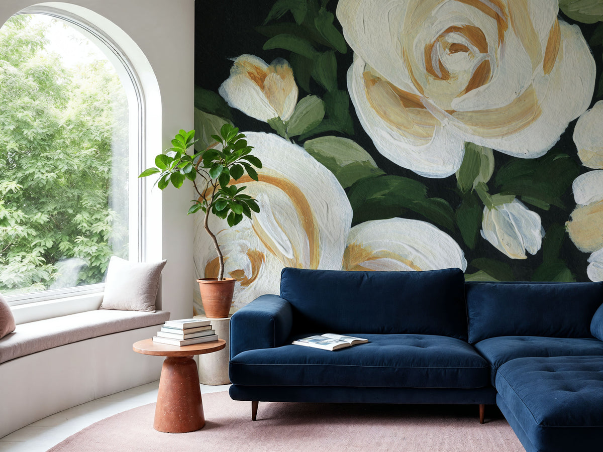 Enchanted Florals I Mural Wallpaper - room preview 03