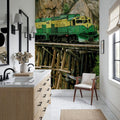 Mountain Passage Mural Wallpaper - room preview 03