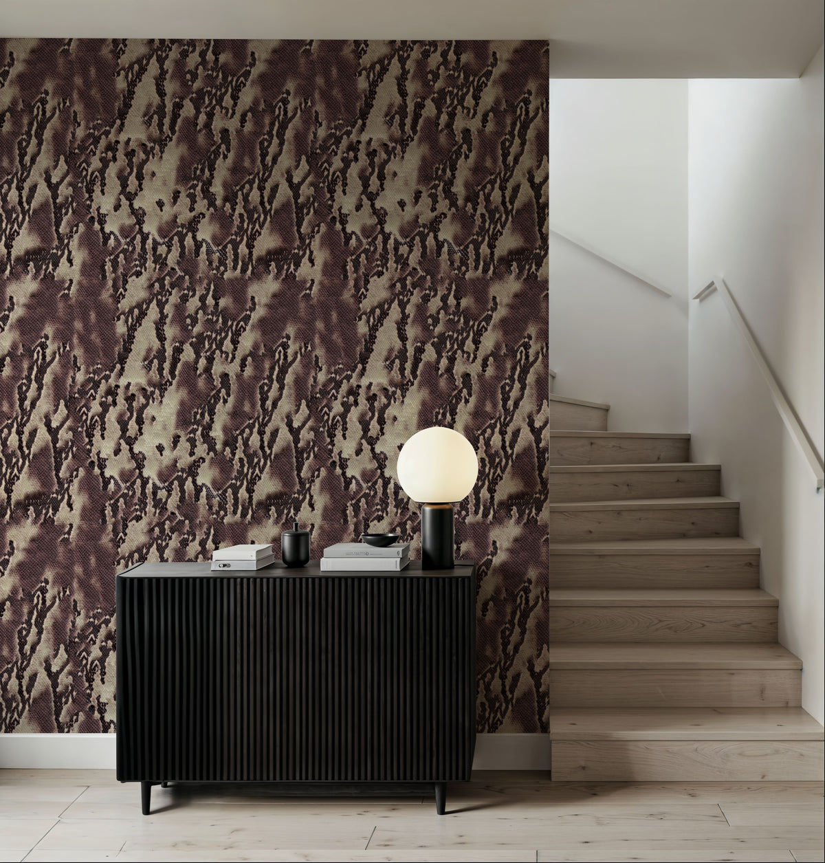 Lively Snake Skin Mural Wallpaper - room preview 03