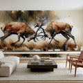 Battle of the Forest Mural Wallpaper - room preview 03