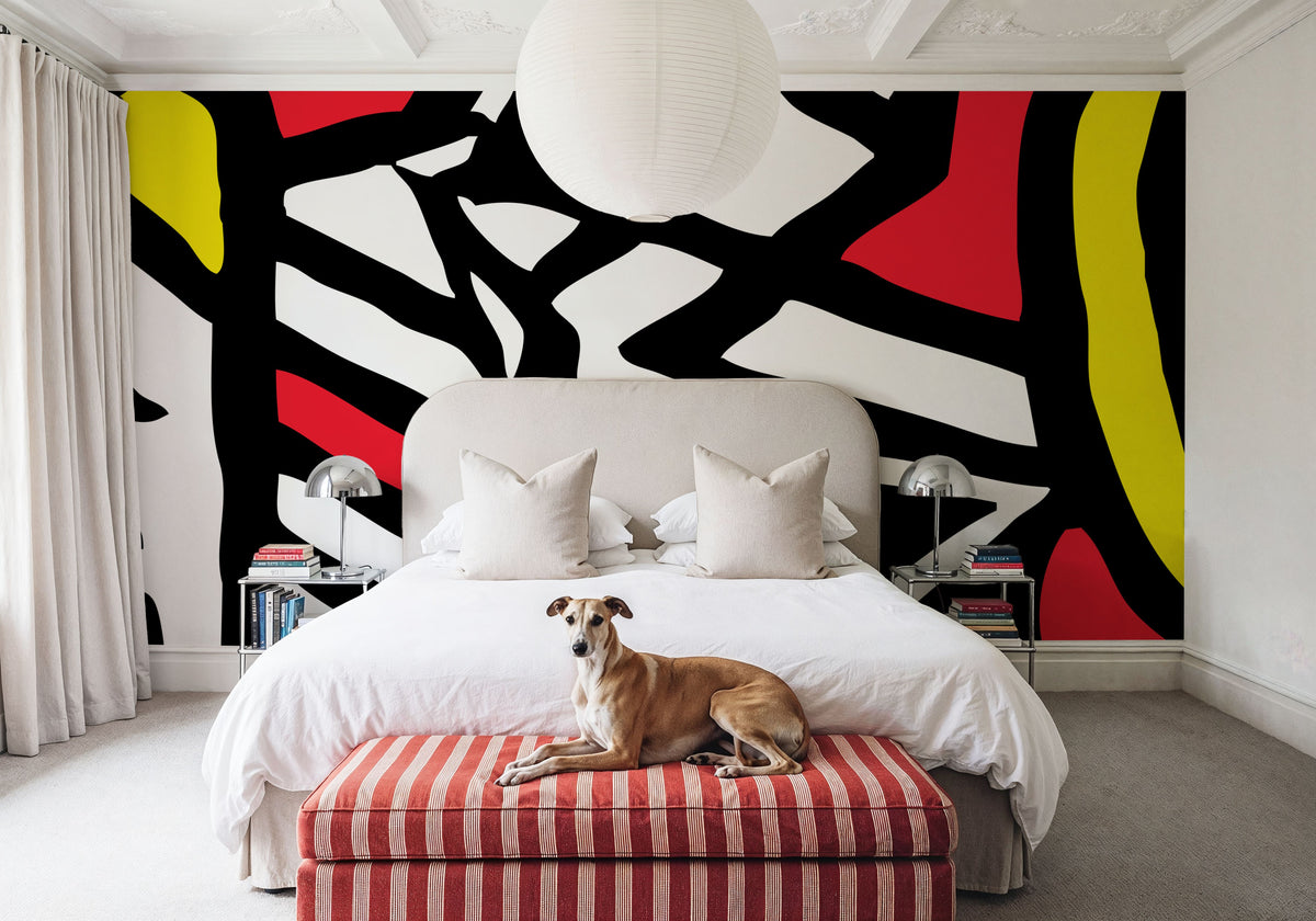 Tigers Back Mural Wallpaper - room preview 03
