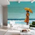 Umbrella At the Beach Mural Wallpaper - room preview 03