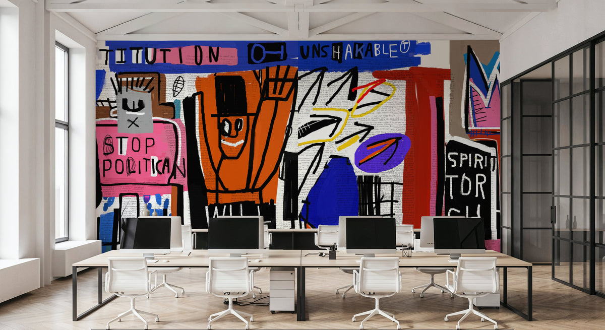Power to the People Mural Wallpaper - room preview 03