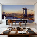 Golden Gateway Bridge Mural Wallpaper - room preview 03